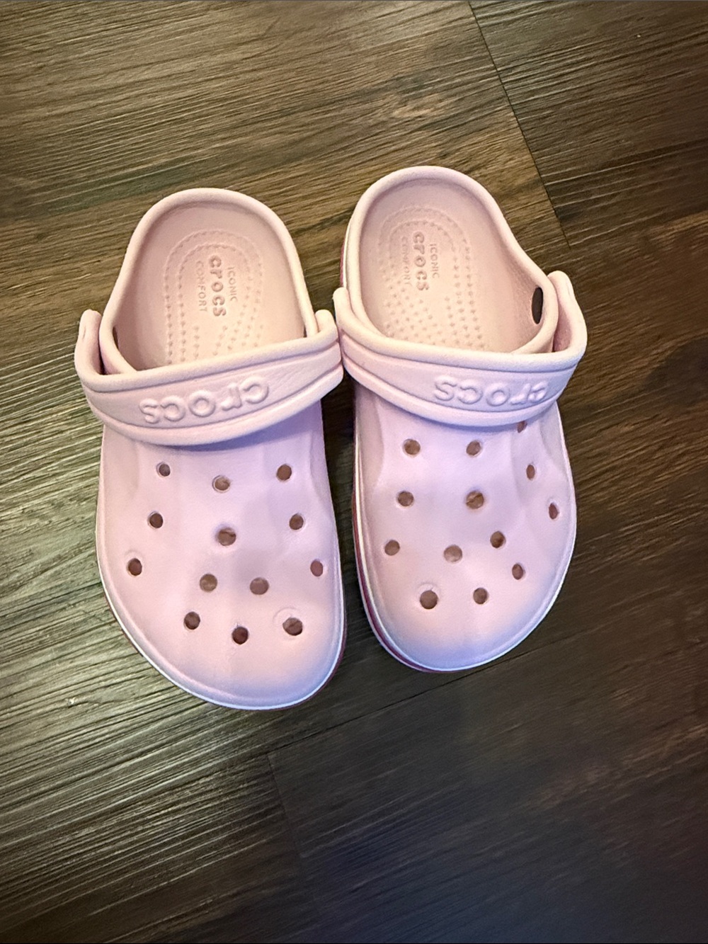 CROCS Kids Classic Clog in Pale Pink